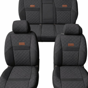 סט כיסויי מושבים - DIAMOND BLACK LUXURY