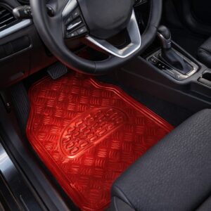 שטיח רכב אדום פרמיום